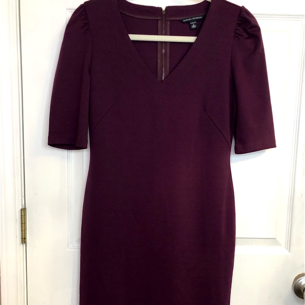 BANANA REPUBLIC Plum Dress Size 2